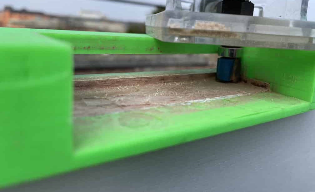 menteşe jig 75mm popo menteşeler kapı yönlendirici şablon 3D print model - Mito3D