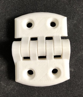 hinge print place -no screw hinge print-in-place handy hinge litle hinge  3d print model - Mito3D