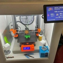 dobradiça impasses framboesa tela sensível toque caso bainha rpi 4b octoprint Rasberry pi 4 3d_printer_accessories 3d print model - Mito3D