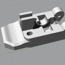 hinged wade extruder idler 3d print model - Mito3D