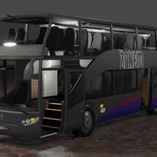 hino Doppeldecker-hybrid Spiel - Spielzeug Fahrzeug renault Autos Auto bus Transport 3d print model - Mito3D