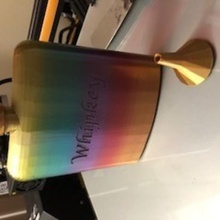 hip flask outil de le whisky flacon l'alcool 3d print model - Mito3D