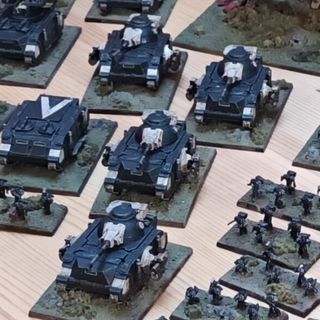 Nilpferd mk1 Schlacht Panzer ballistisch Spiel 6mm scifi 8mm Epos Rahmen Armageddon netepisch 1 300 3d print model - Mito3D