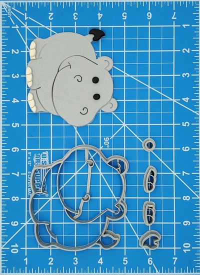 su aygırı parçalı fondan kurabiye kesici ayarlamak çoklu boyutları ev çiftlik safari hayvan 3d print model - Mito3D