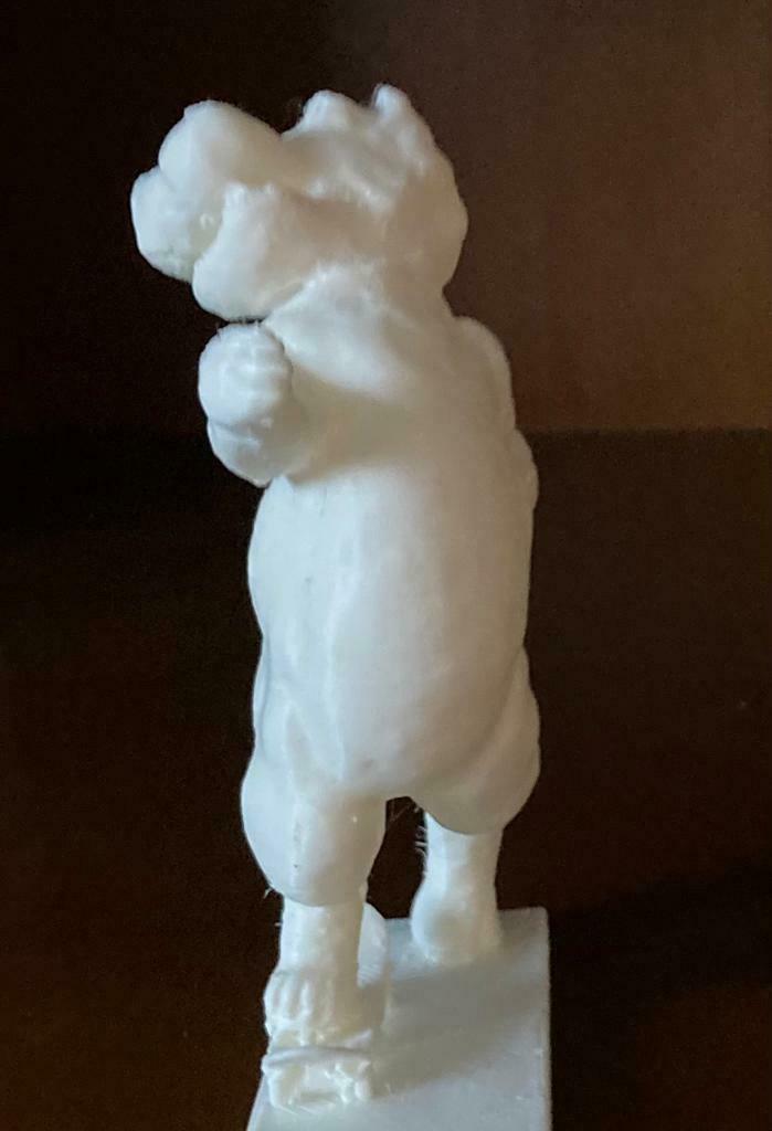 hippo skateboard animal sculpture art hippo funny  3D print model - Mito3D