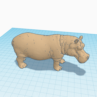 hipopótamo hipopótamos 3d print model - Mito3D