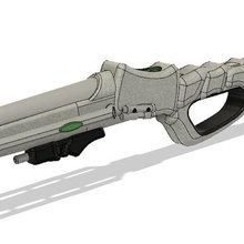 hirogen rifle jogo adereços voyager star trek phaser disruptor 3d print model - Mito3D