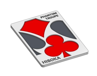 Hisoka hayalet topluluk kart 3d print model - Mito3D