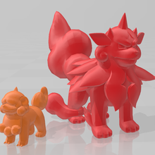 hisuano Growlithe arcanino hisuangrowlithe hisuianarcanino Pokémon pokemon lendarceus 3d print model - Mito3D