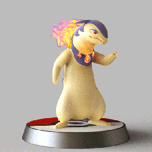 hisuian tiflosione fan arte pok lun figurina pokemon leggende arceus 3d print model - Mito3D