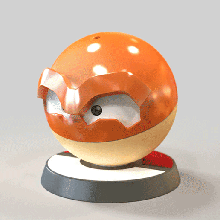 hisuien voltorb ventilateur art pok lun figurine pokemon légendes arceus Jeu Pokémon évolution fanart nintendo 3d anime 3d print model - Mito3D