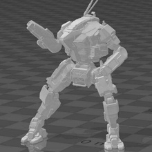 tueur gages combatmech collection commissarharris american_mecha Fighttech 3d print model - Mito3D