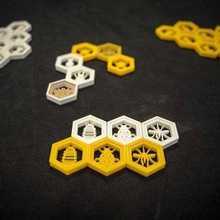 hive boardgame - expansion bugs game tabletop gaming strategy piece games chess board boardgames 2 player 3d print model - Mito3D