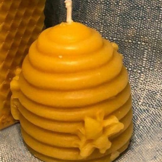 ruche bougie abeille animaux Accueil maison art 3d 3D print model - Mito3D