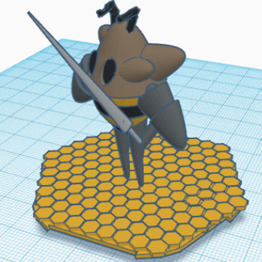 hive knight- hollow knight 3D print model - Mito3D