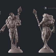 hive priest creature monster miniature presupported 3d print model - Mito3D