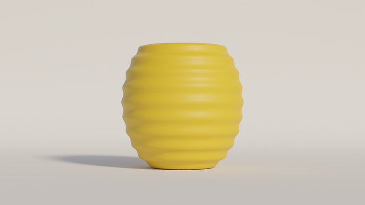 colmeia vaso casa organizador plantas 3d print model - Mito3D