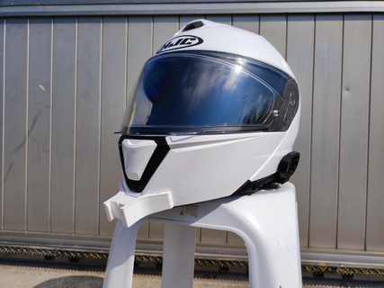 hjc i90 helmet gopro mount actioncam video motorcycle adapter 3d print model - Mito3D