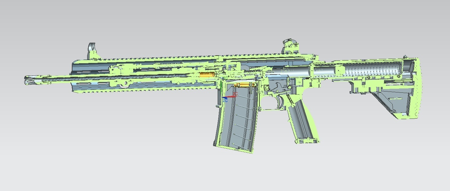 hk417 tüfek tabanca otomatik 762 762x51 3D print model - Mito3D