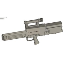 hk g11 3d imprimable 11 échelle de fichiers cao divers le fusil arme à feu airsoft 3d print model - Mito3D