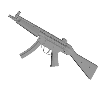 hk mp5 model kopya oyuncak tabanca 3d print model - Mito3D