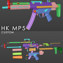 hk mp5 jogos submáquina arma fogo brinquedo intrometido Koch 3d print model - Mito3D