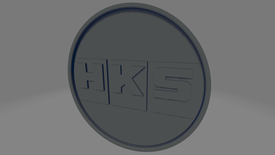 hks coaster 3d print model - Mito3D