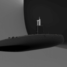 hms conqueror s48 game ssn submarine 3d print model - Mito3D