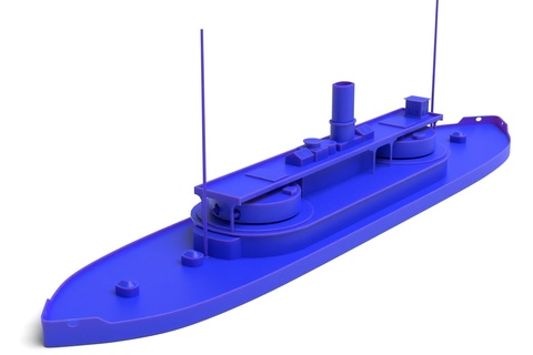 hmv 39 ler cerberus monitör basit göğüs işi Victoria durum deniz kuvvetler sağlam taretler Avustralyalı Donanma hmas savaş gemisi tarihi gemi tabanca top filo taşıtı 3d print model - Mito3D