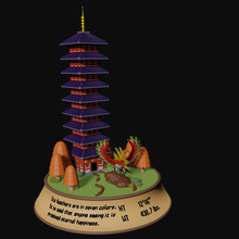 ho-oh & bell tower diorama 3d print model - Mito3D