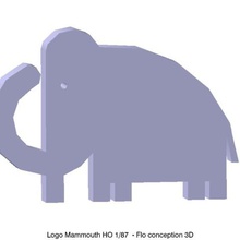 ho mammoth logo 187 various modelisme train hut garden decor detail network rail raiway road seedling fountain water square bell ding dong loading fence concrete deposit sncf 5 calvary jesus religion christian 3d print model - Mito3D