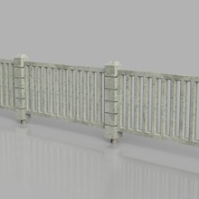 ho model fencing architecture accessories bridge gateway rc railway making pace diorama closing barrier 3d print model - Mito3D