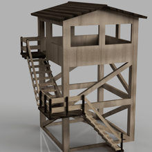 ho torretta panoramica architettura diorama ritmo modelism ferroviaria rc gateway ponte accessori tour di caccia scenario 3d print model - Mito3D