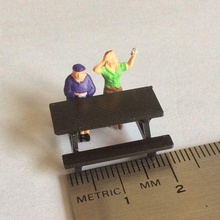 ho scale - picnic table architecture 3d print model - Mito3D