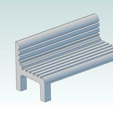 ho scale 1 87 benches bench 1:87 railroad toys 3d print model - Mito3D