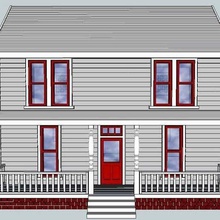 ho scale aunt ruby's house architecture buildings structures 3d print model - Mito3D