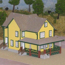 ho scale christmas story house architecture buildings structures 3d print model - Mito3D