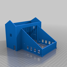 échelle charbon architecture bâtiments structures 3d print model - Mito3D