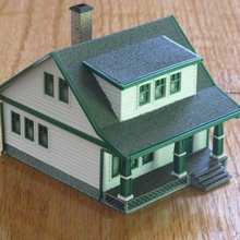 ho scale lasalle house architecture buildings structures 3d print model - Mito3D
