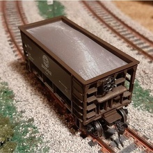 ho scale mdc roundhouse ore car removable load insert 1:87 1/87 model railroad detail details accessories scenery scenic accent accents 3d print model - Mito3D