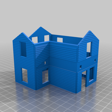 échelle moderne maison 159 architecture bâtiments structures 3d print model - Mito3D