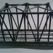 ho scale modularen Fachwerkträger-Brücke verschiedene Brücke ho-Maßstab Züge Modell-Zug scale-Modell truss bridge hobby 3d print model - Mito3D