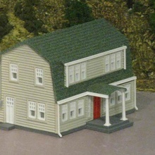 ho scale papa ' s Haus Architektur Gebäude-Strukturen 3d print model - Mito3D