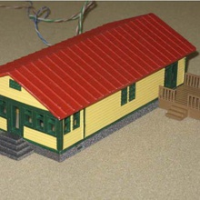 ho escala casa da fazenda do convés jogo 3d print model - Mito3D