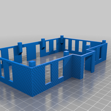 ho escala escola construção arquitetura edifícios estruturas 3d print model - Mito3D