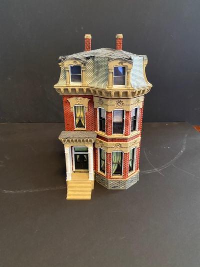 ho scale second empire victorian house morris model railroad diorama 3d print model - Mito3D