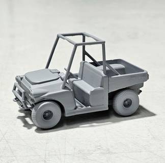 ho ölçek yan atv Yarar araç 1 87 yol 4x4 4 tekerlek sürücü manzara diyorama spor ute Polaris bekçi model demiryolu araba kamyon çamur küçük mikro 3d print model - Mito3D