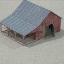 ho scale small barn accessories architecture 3d print model - Mito3D
