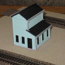 ho scale trackside buildings_structures 3d print model - Mito3D