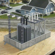 ho scale transformer station 3d print model - Mito3D